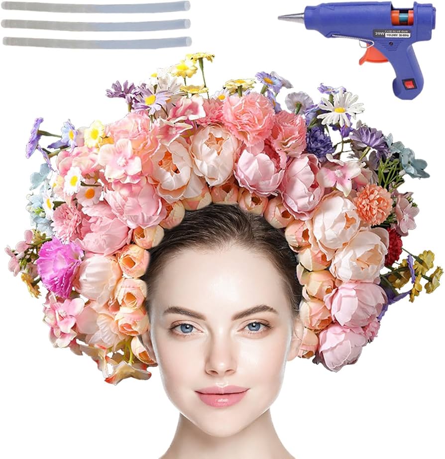 Amazon.co.jp: 花冠カチューシャ、ガールズフラワーカチューシャ